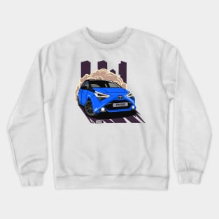 Blue Cyan Splash Aygo x-cite Crewneck Sweatshirt